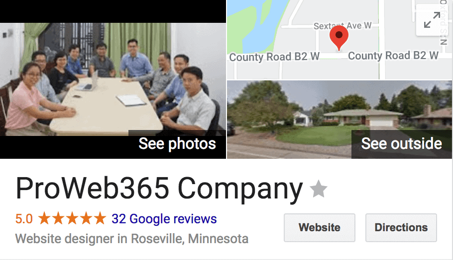 Google Reviews for Minnesota Web Design Company