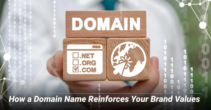 How a Domain Name Reinforces Your Brand Values