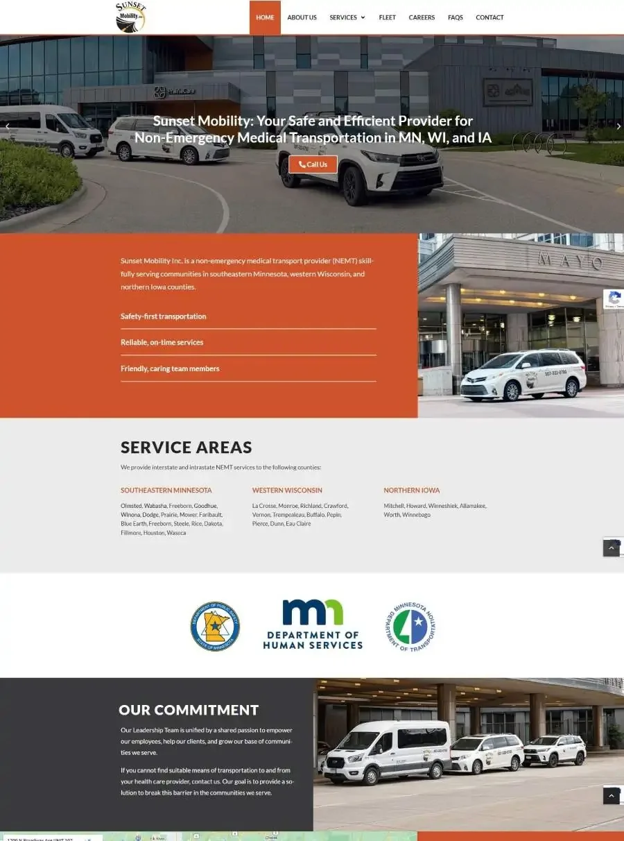 Sunset Mobility - Website Redesign and Digital Marketing by ProWeb365
