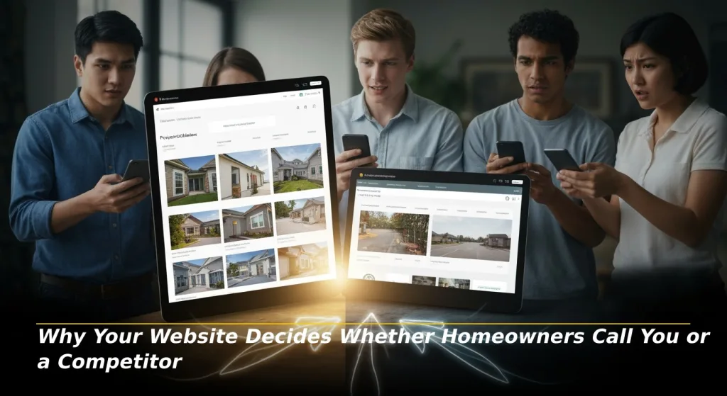 Why Your Website Decides Whether Homeowners Call You or a Competitor