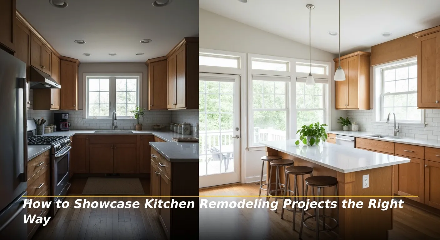 4 How to Showcase Kitchen Remodeling Projects the Right Way 1