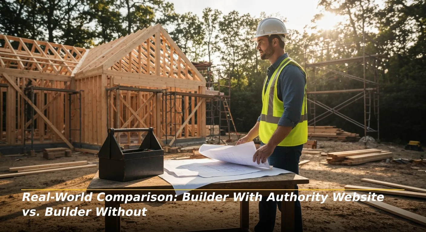 8 Real World Comparison Builder With Authority Website vs. Builder Without 1