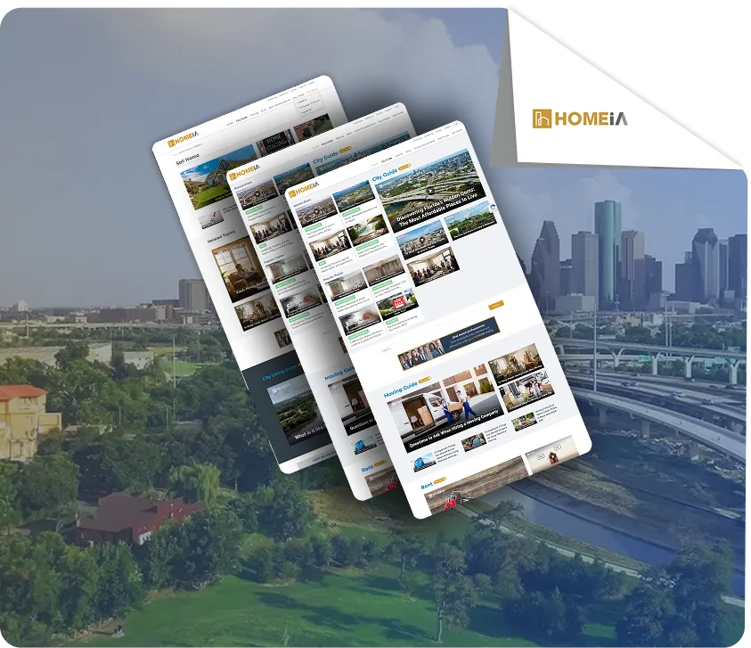 Website Redesign and Digital Marketing Success for HOMEiA.com