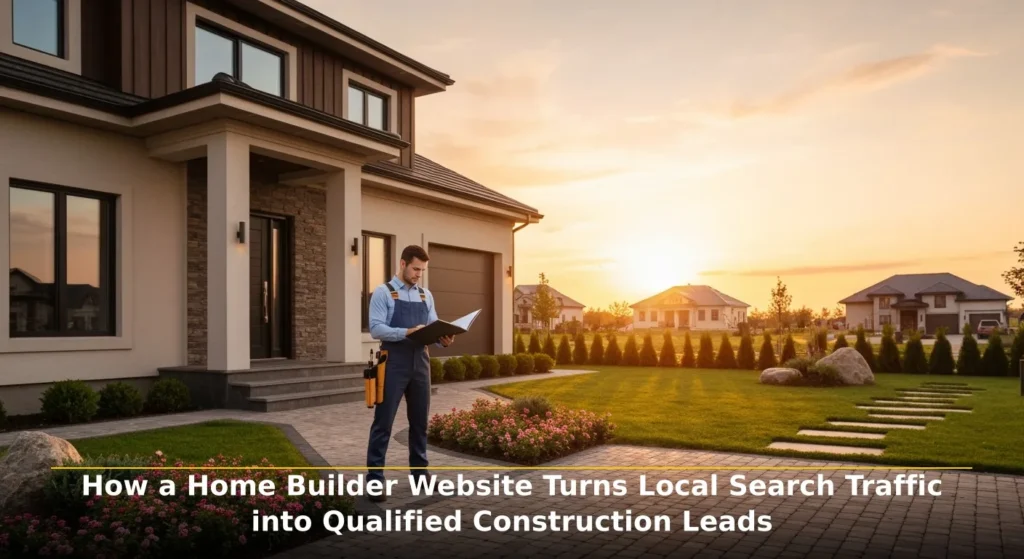 Main image_How a Home Builder Website Turns Local Search Traffic into Qualified Construction Leads