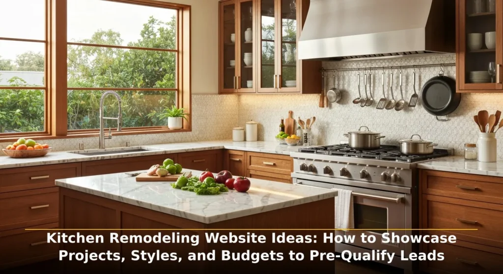 Kitchen Remodeling Website Ideas_ How to Showcase Projects, Styles, and Budgets to Pre-Qualify Leads