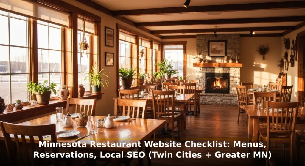 Main image_Minnesota Restaurant Website Checklist_ Menus, Reservations, Local SEO (Twin Cities + Greater MN)