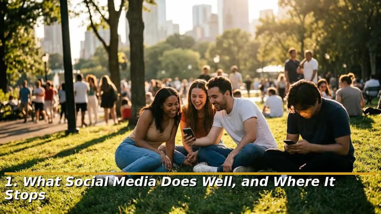 1. What Social Media Does Well and Where It Stops