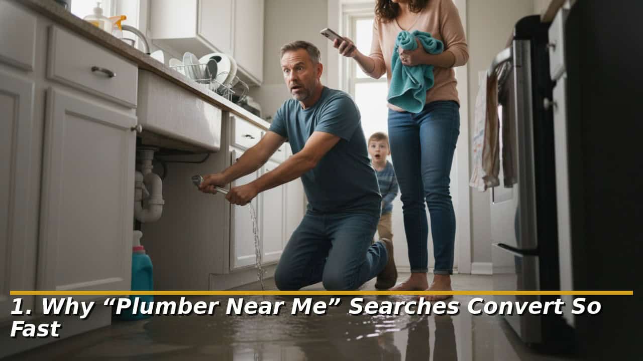Why Plumber Near Me Searches Convert So Fast