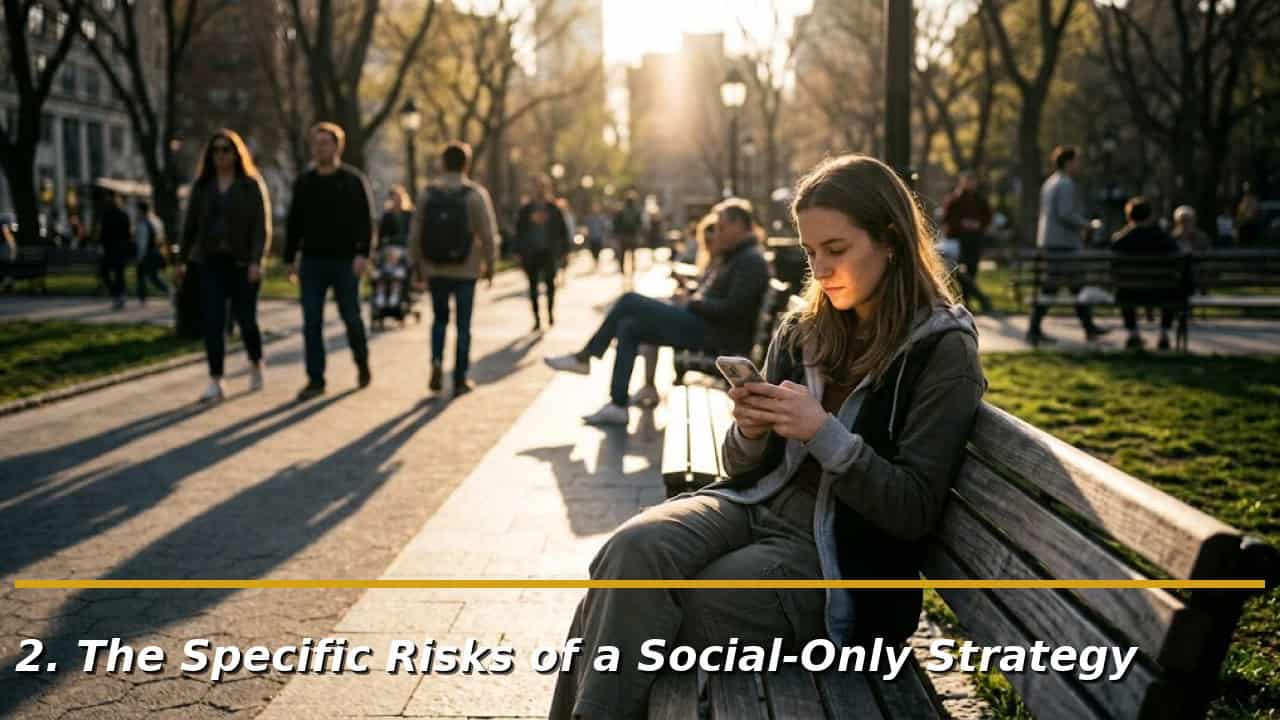 The Specific Risks of a Social-Only Strategy
