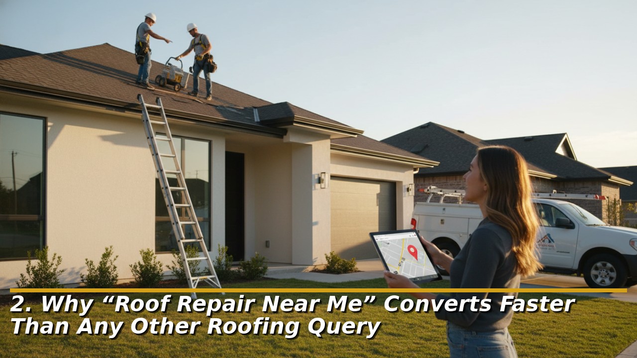 Why “Roof Repair Near Me” Converts Faster Than Any Other Roofing Query