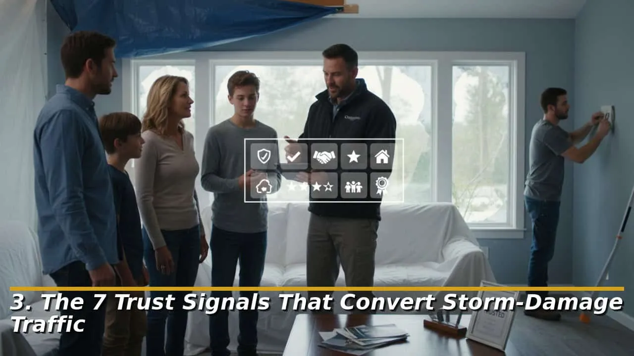 3. The 7 Trust Signals That Convert Storm Damage Traffic