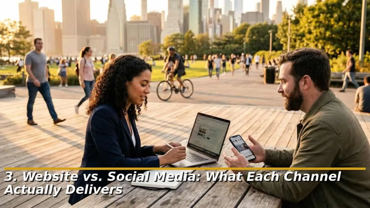 3. Website vs. Social Media What Each Channel Actually Delivers