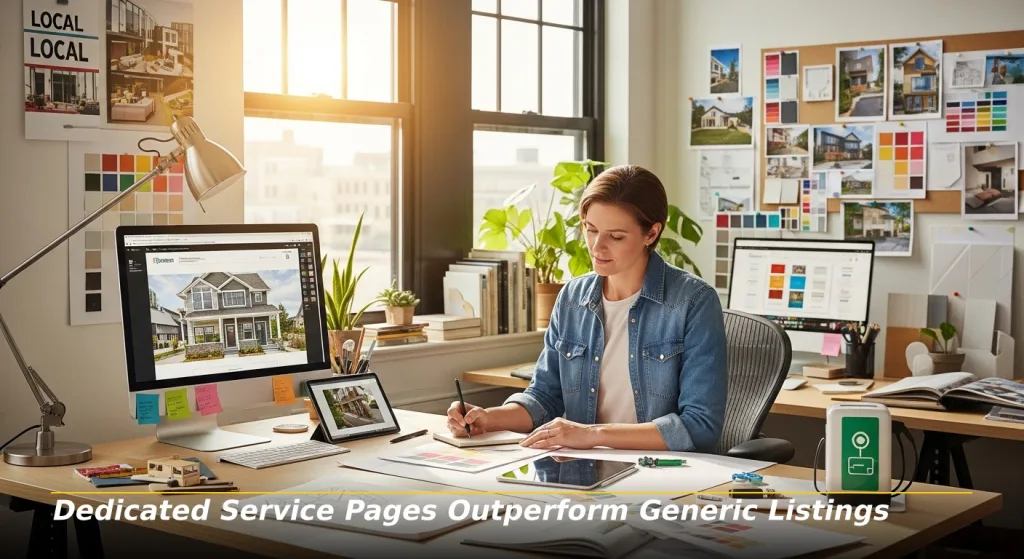 3_Dedicated Service Pages Outperform Generic Listings