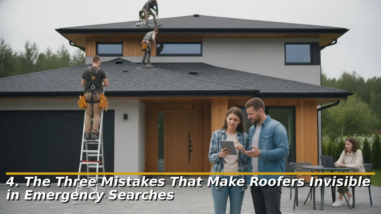 4. The Three Mistakes That Make Roofers Invisible in Emergency Searches