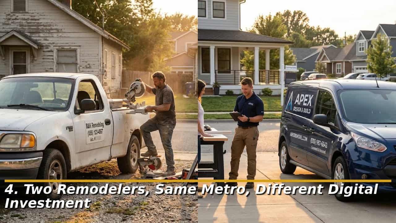 Two Remodelers, Same Metro, Different Digital Investment