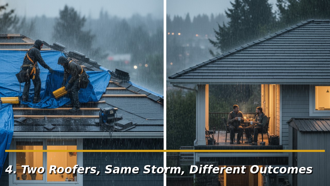 Two Roofers, Same Storm, Different Outcomes