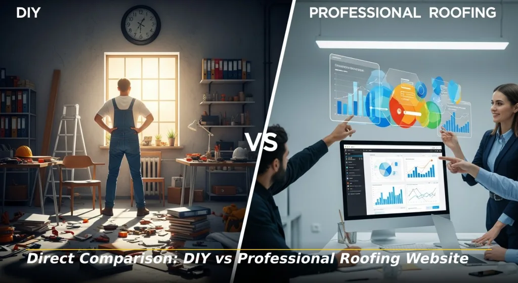 4_Direct Comparison_ DIY vs Professional Roofing Website