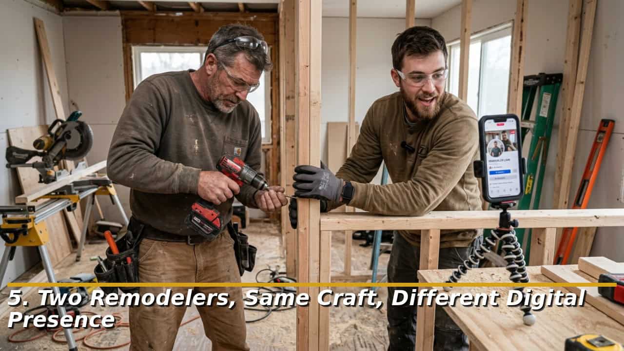 Two Remodelers, Same Craft, Different Digital Presence