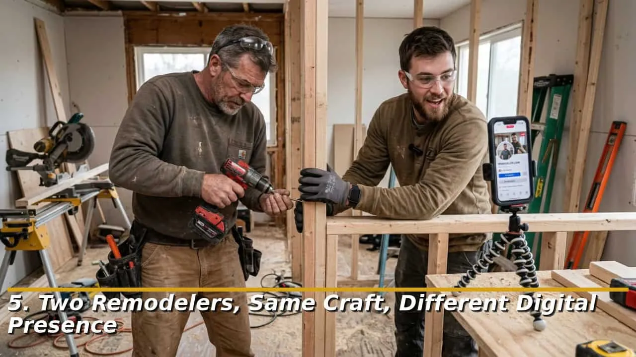 5. Two Remodelers Same Craft Different Digital Presence