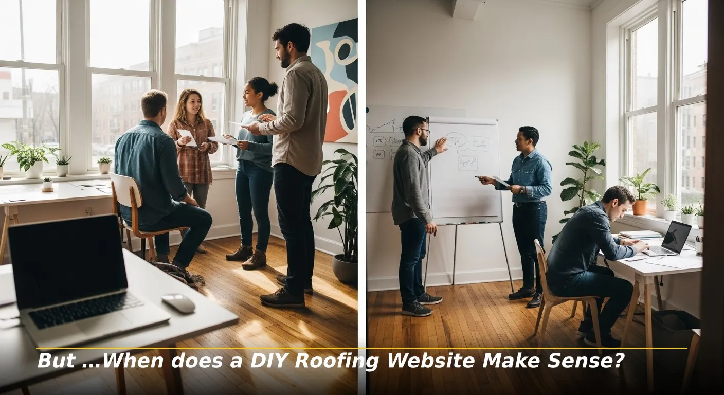6 But …When does a DIY Roofing Website Make Sense 1