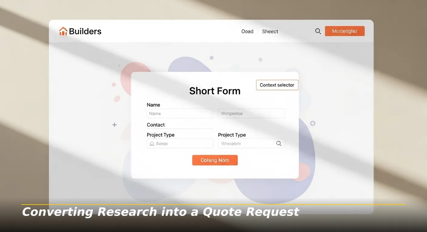 7 Converting Research into a Quote Request 1