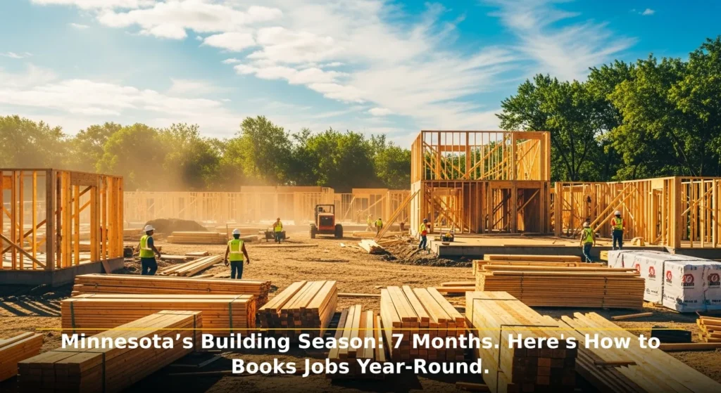 Main image_Minnesota’s Building Season_ 7 Months. Here's How to Books Jobs Year-Round.