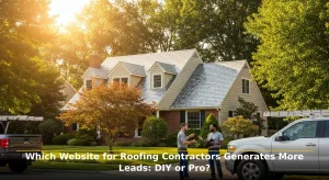 Which Website for Roofing Contractors Generates More Leads: DIY or Pro?