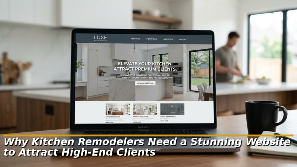 Why Kitchen Remodelers Need a Stunning Website to Attract High-End Clients