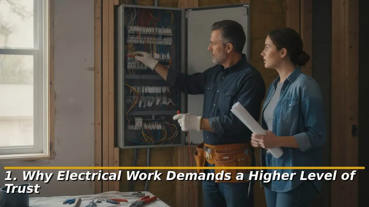 Why Electrical Work Demands a Higher Level of Trust