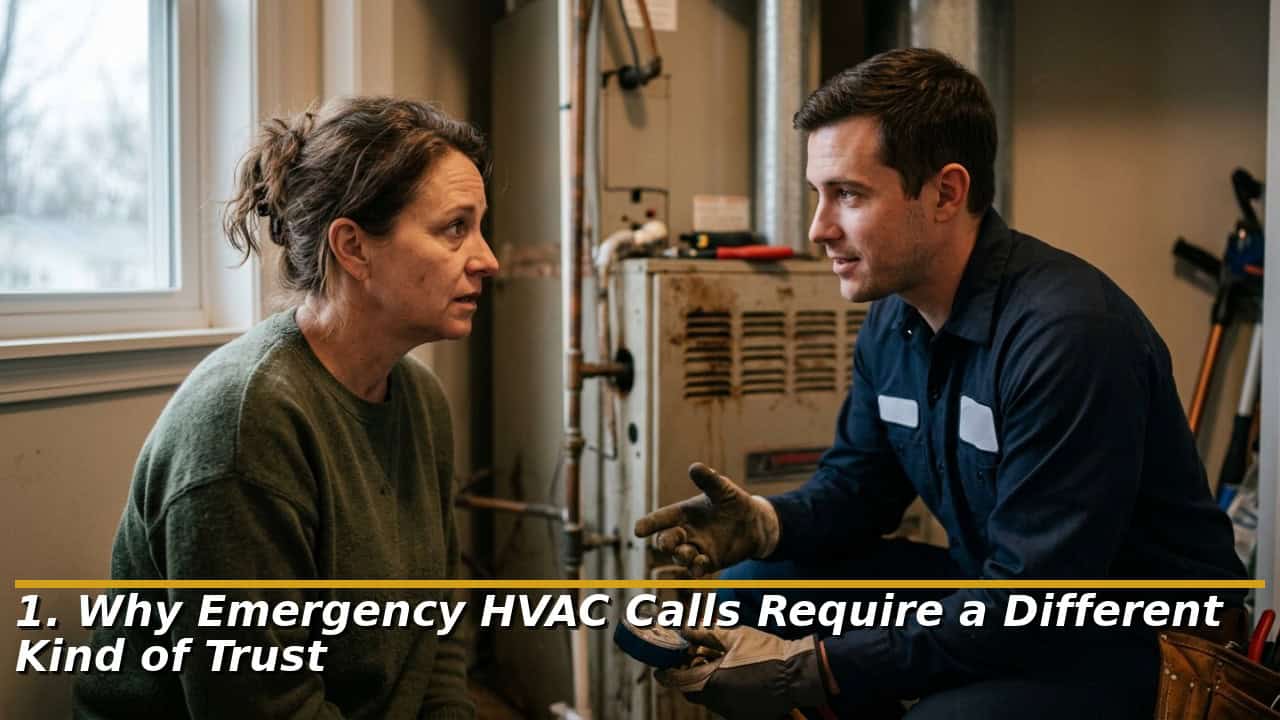 Why Emergency HVAC Calls Require a Different Kind of Trust
