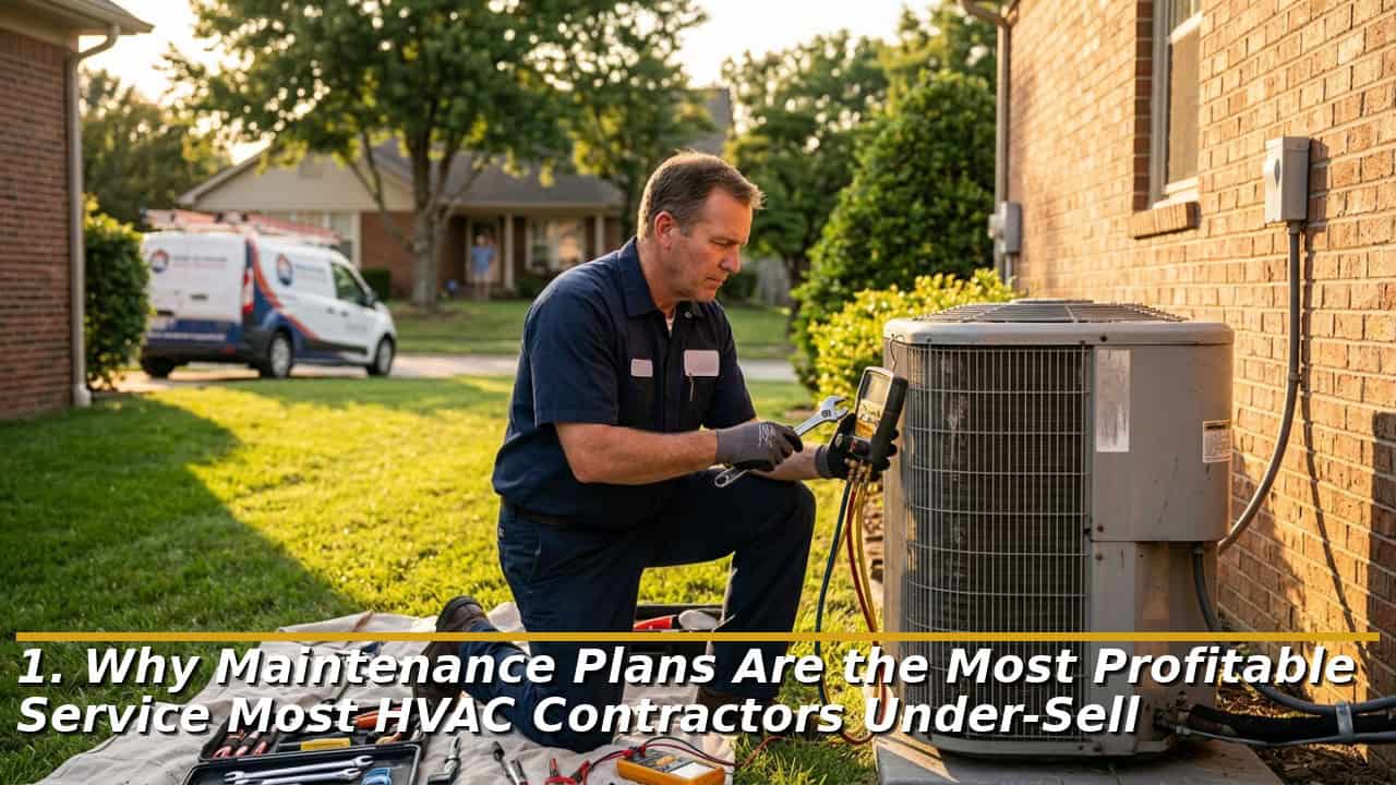 Why Maintenance Plans Are the Most Profitable Service Most HVAC Contractors Under-Sell