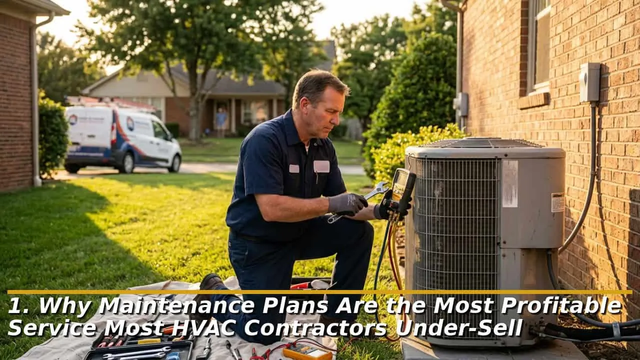 1. Why Maintenance Plans Are the Most Profitable Service Most HVAC Contractors