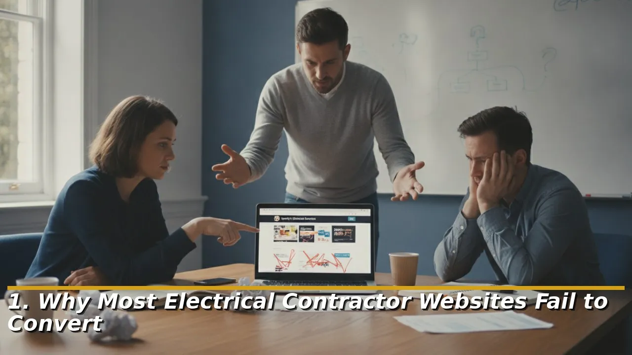 Why Most Electrical Contractor Websites Fail to Convert