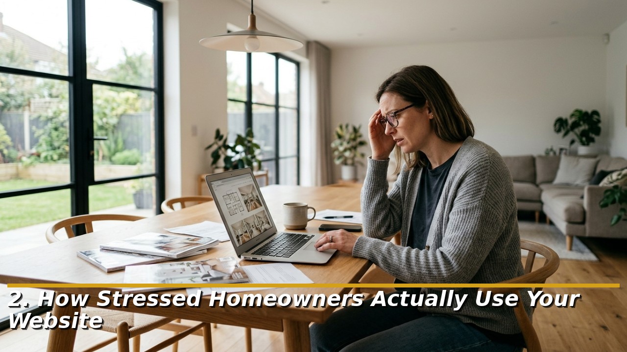 How Stressed Homeowners Actually Use Your Website