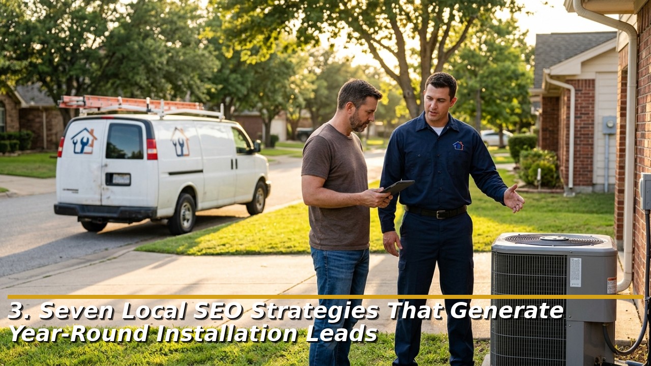 Seven Local SEO Strategies That Generate Year-Round Installation Leads