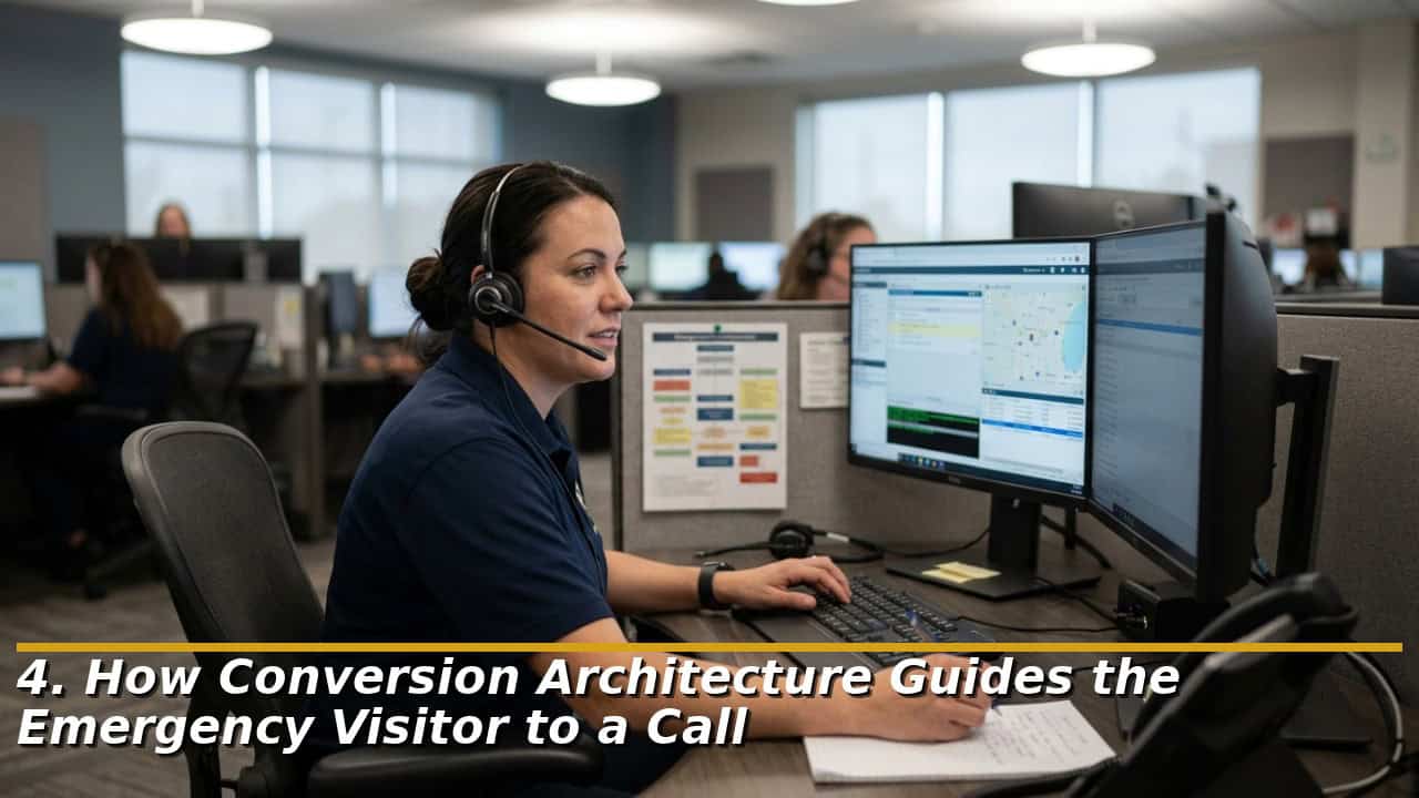 How Conversion Architecture Guides the Emergency Visitor to a Call