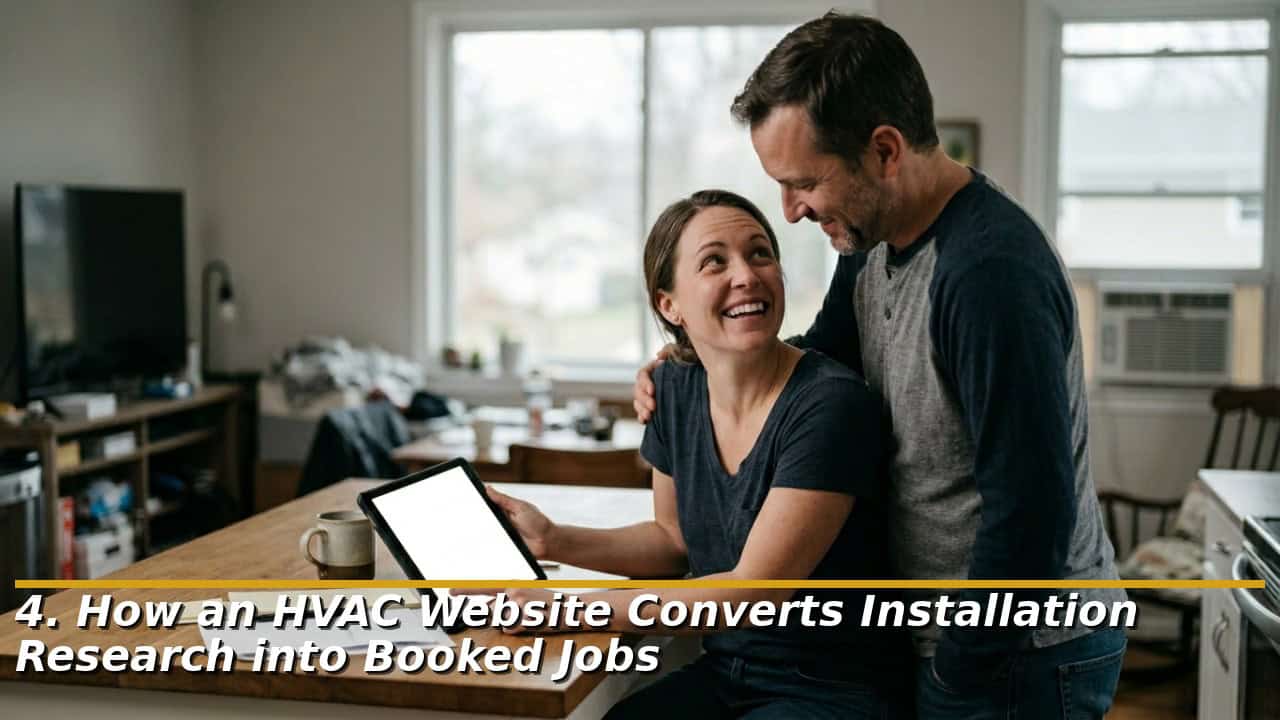 How an HVAC Website Converts Installation Research into Booked Jobs