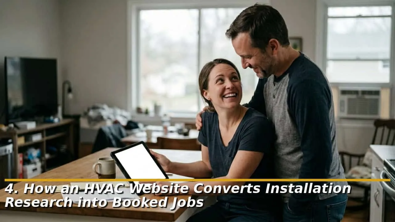 4. How an HVAC Website Converts Installation Research into Booked Jobs