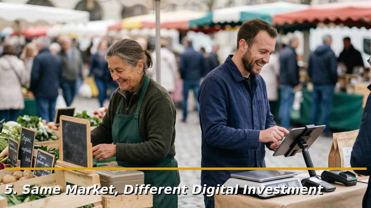 Same Market, Different Digital Investment