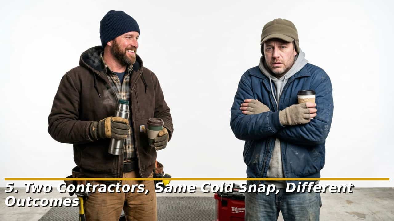 Two Contractors, Same Cold Snap, Different Outcomes