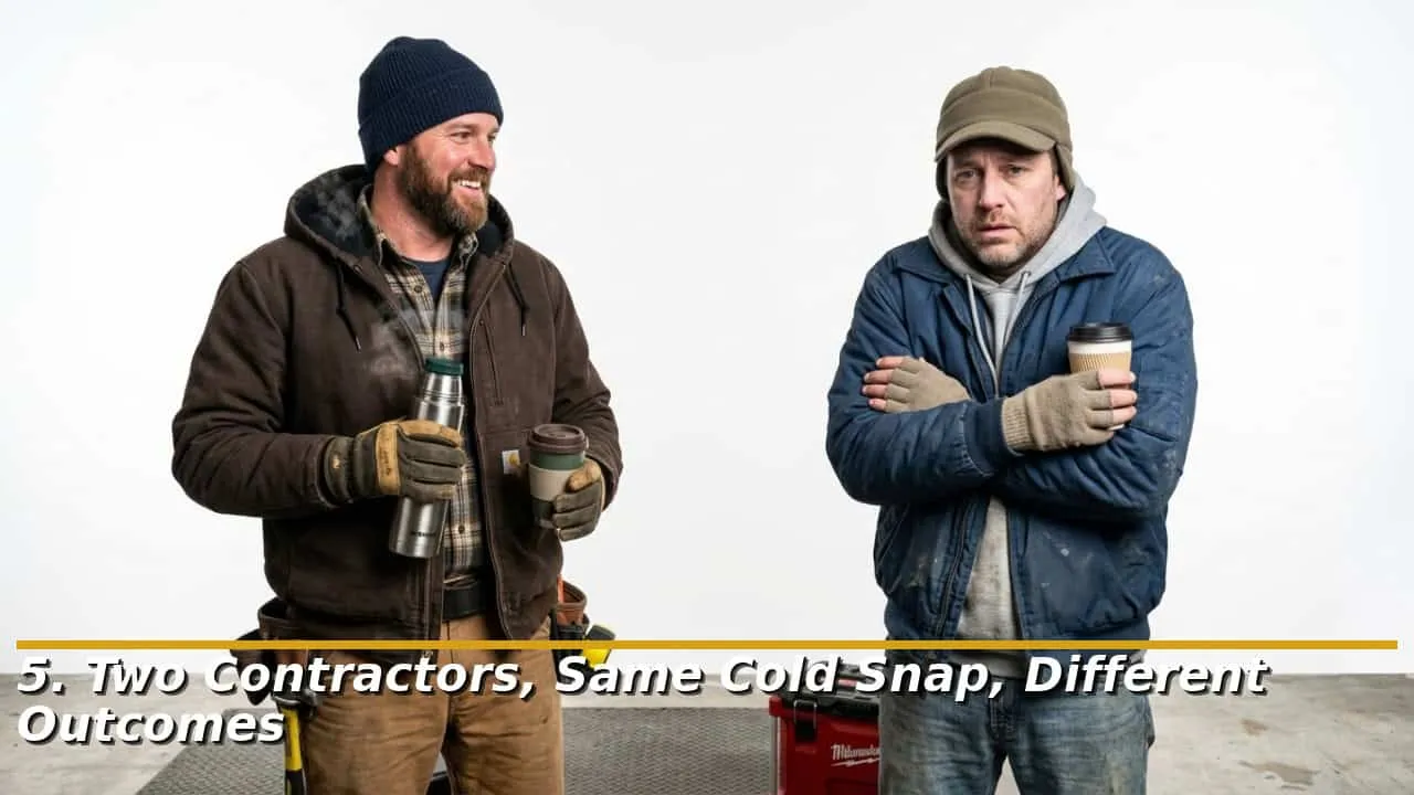 5. Two Contractors Same Cold Snap Different Outcomes