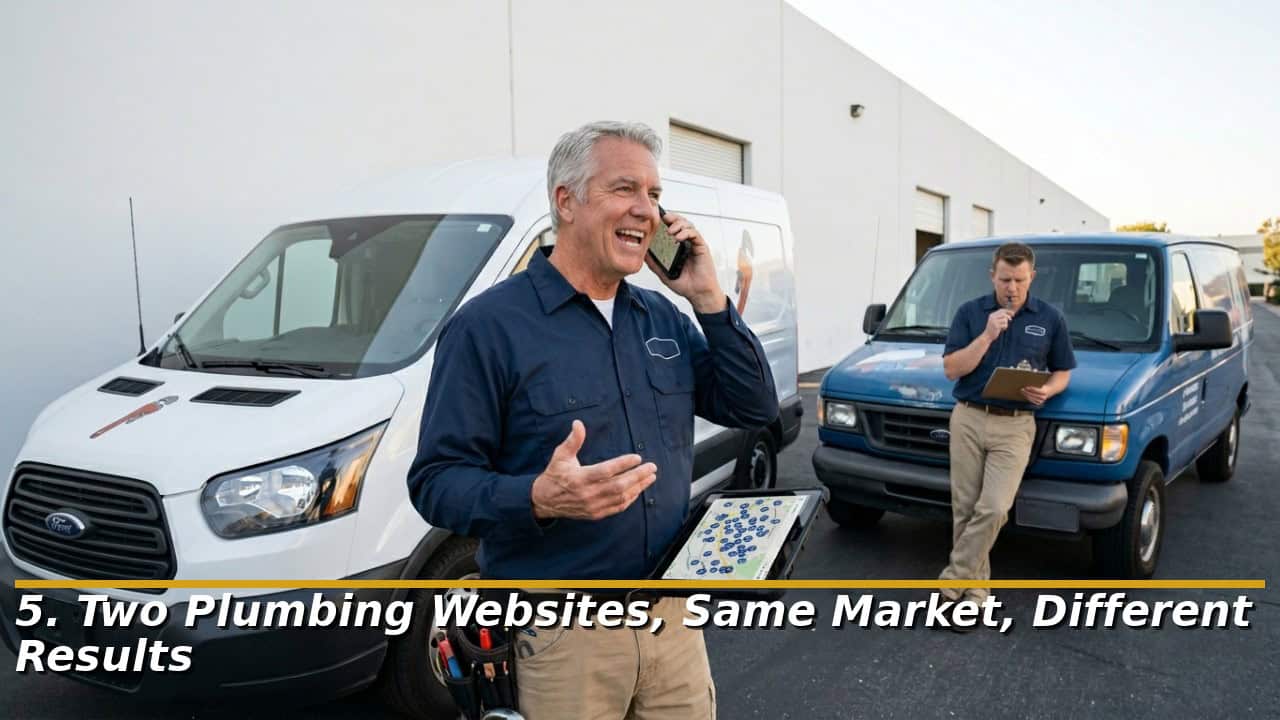 Two Plumbing Websites, Same Market, Different Results