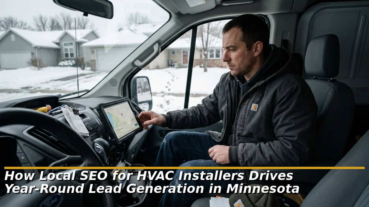 How Local SEO for HVAC Installers Drives Year-Round Lead Generation in Minnesota.