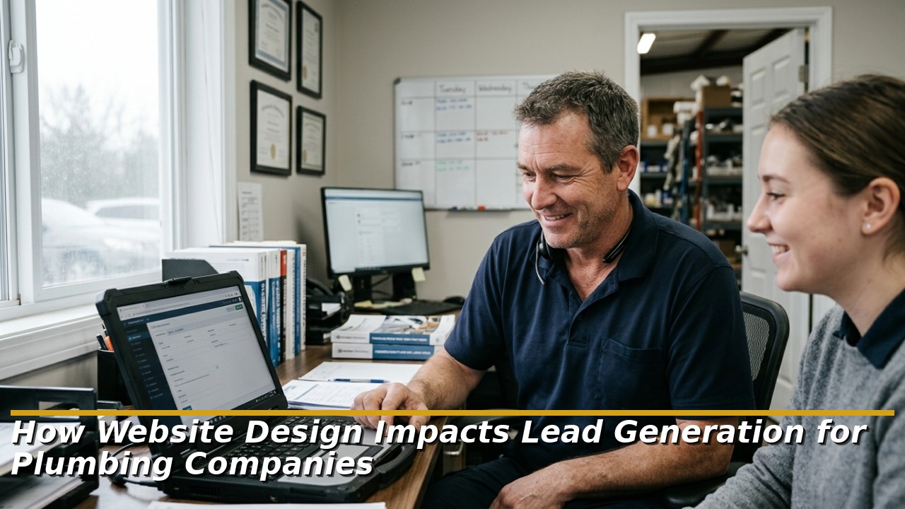 How Website Design Impacts Lead Generation for Plumbing Companies