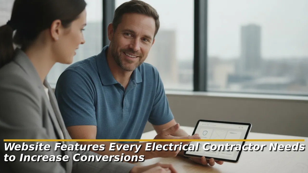 Website Features Every Electrical Contractor Needs to Increase Conversions