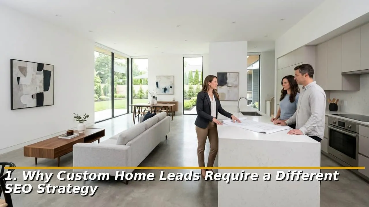 Why Custom Home Leads Require a Different SEO Strategy