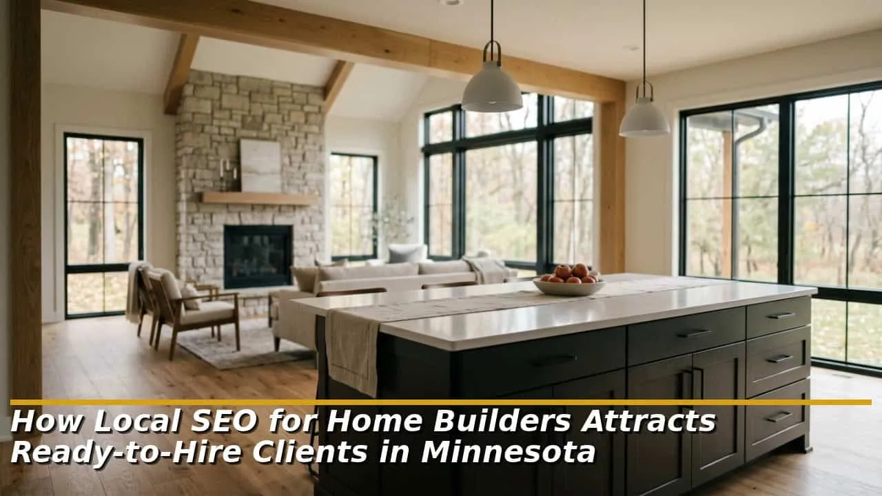 How Local SEO for Home Builders Attracts Ready-to-Hire Clients in Minnesota