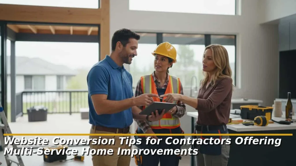 Website Conversion Tips for Contractors Offering Multi-Service Home Improvements