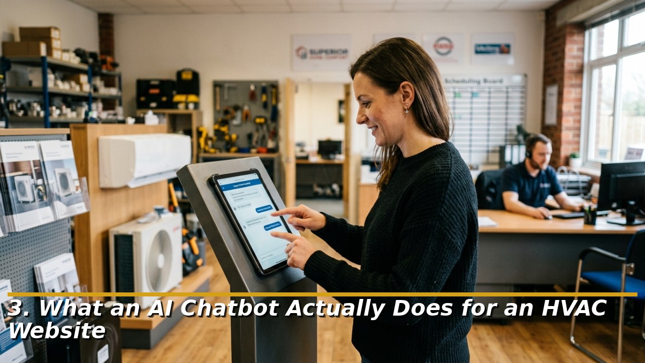 What an AI Chatbot Actually Does for an HVAC Website