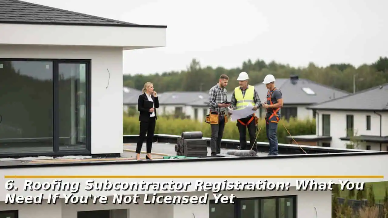 Subcontractor Registration: What You Need If You're Not Licensed Yet